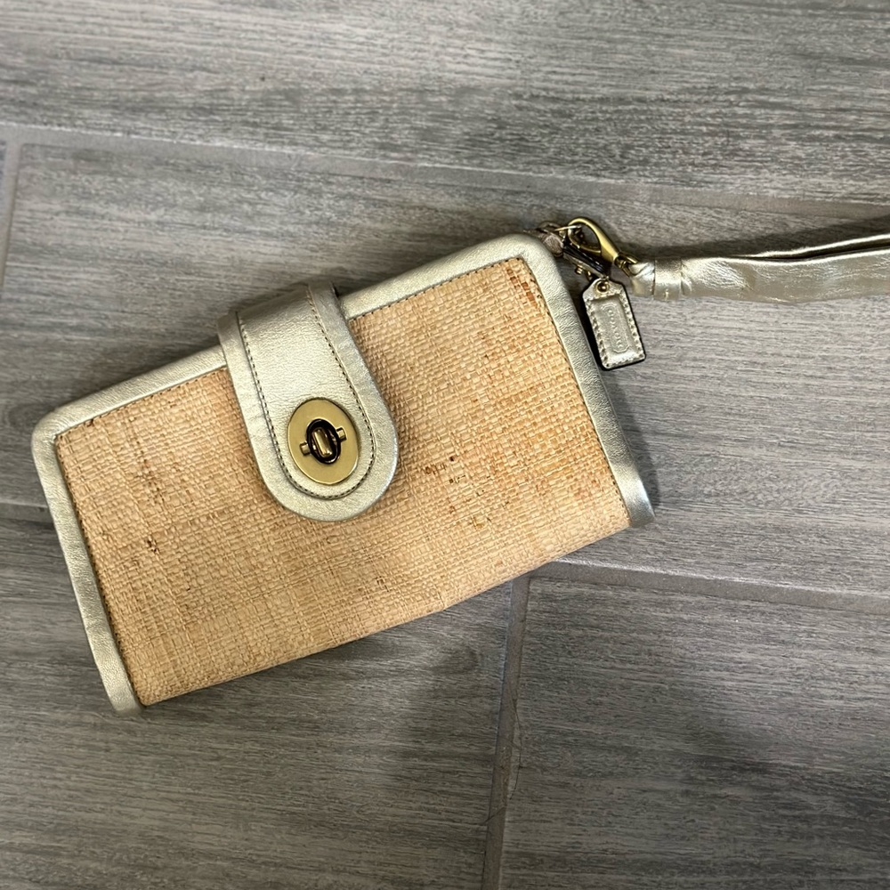 Coach wristlet clutch